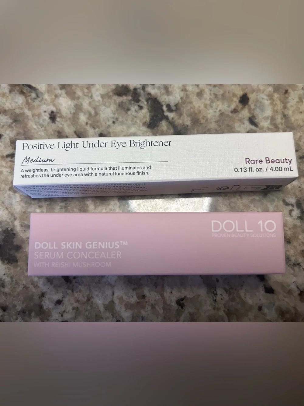 Bundle- Doll 10 Serum Concealer & Rare Beauty Under Eye Brightener -Medium